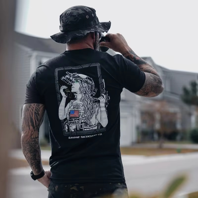 Street Fashion For Short Guys - T-shirt da uomo per sport all'aperto,
