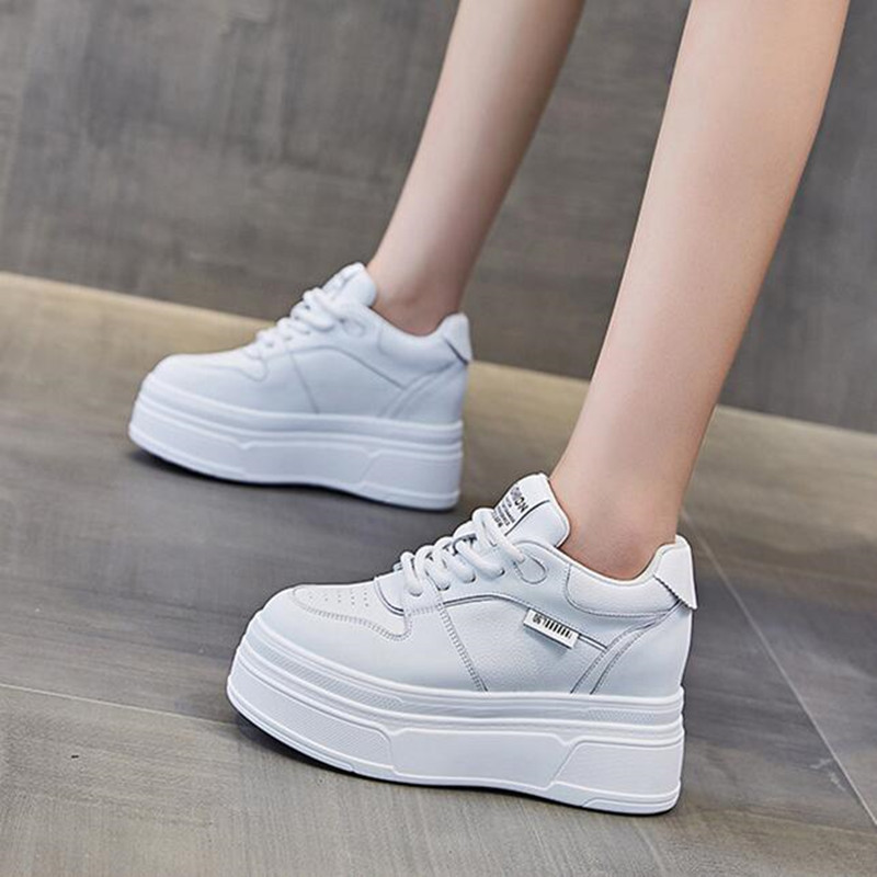 Chunky Sneaker Platform - 9CM in vera pelle NUOVO designer