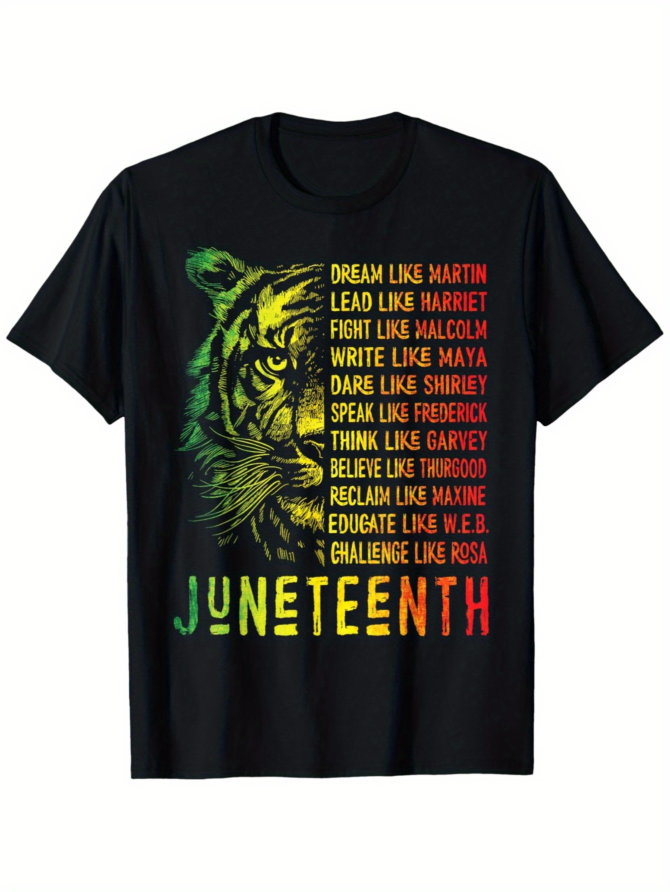 Street Fashion History - Maglietta Juneteenth Dream Like Leaders Black