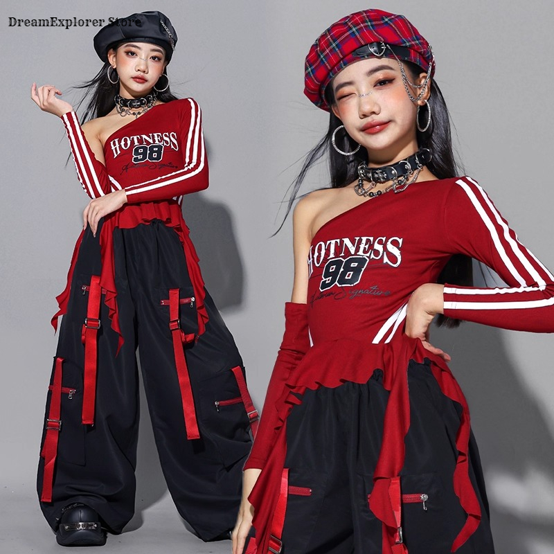 Street Fashion Kpop - Top corto con spalle scoperte alla