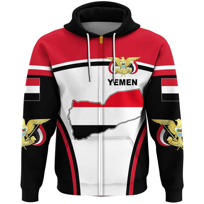 Street Fashion Zip Up Hoodie - Felpa con cappuccio da uomo Vintage