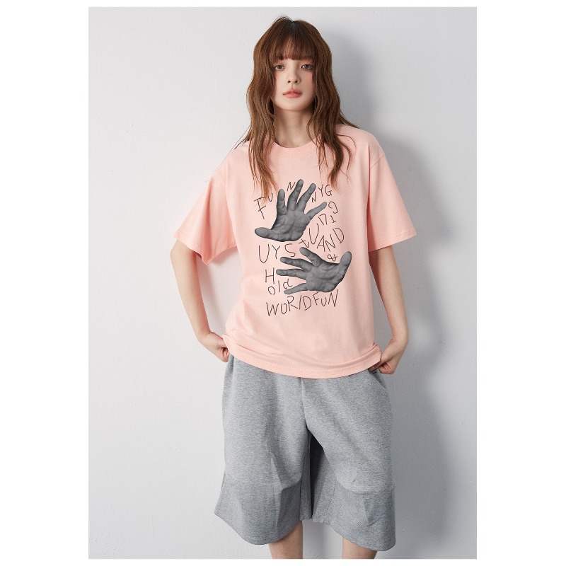 Street Fashion For Short Guys - FUNNY GUY T-shirt retrò americana da