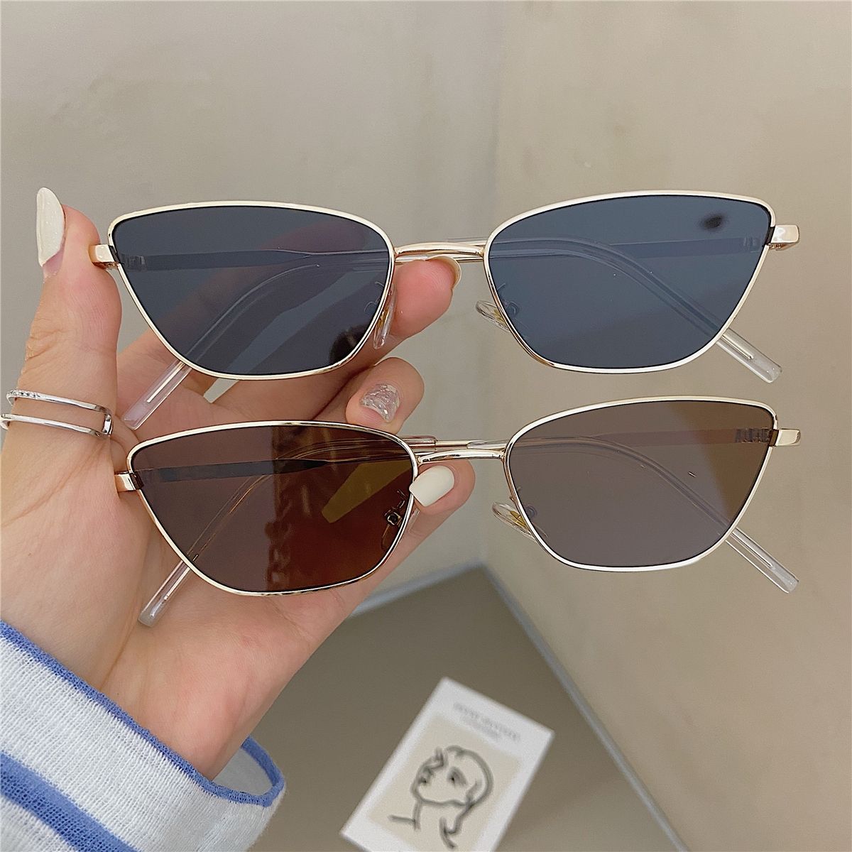 Street Fashion Glasses - Occhiali da Sole in Metallo a
