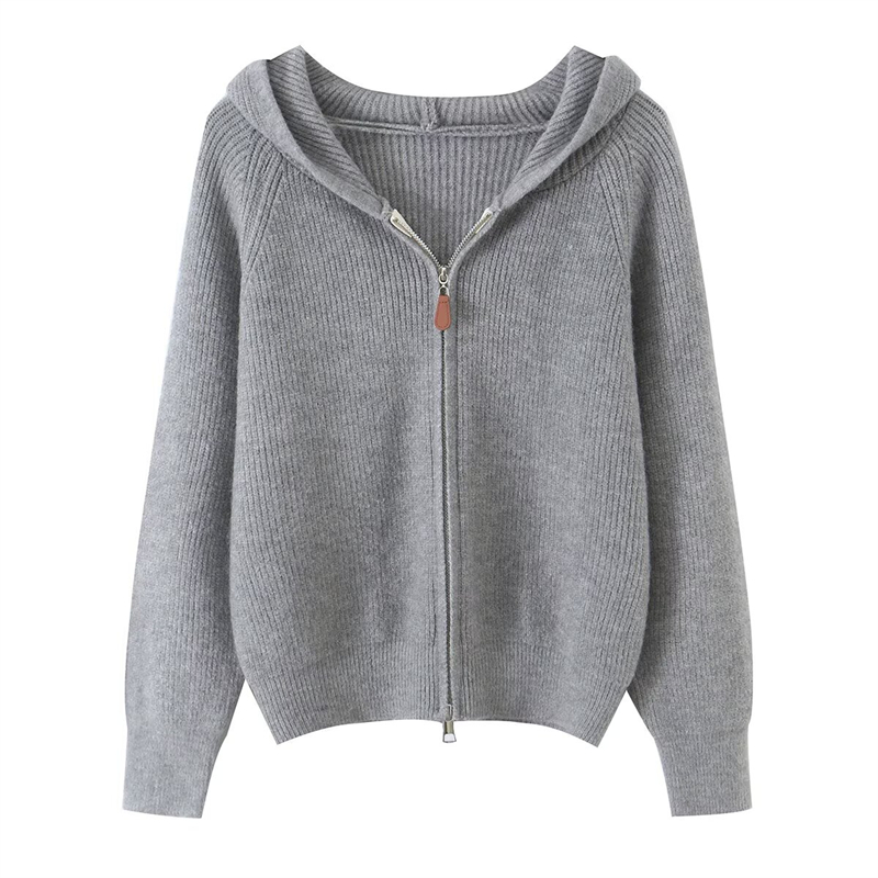 Street Fashion Zip Up Hoodie - Guobioziy 2026 Cardigan con cappuccio e