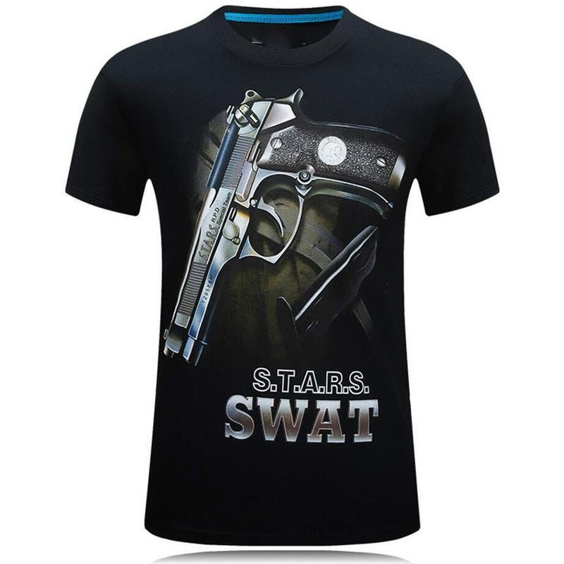 Street Fashion For Short Guys - Tough Guy Style 3D Stampa T-shirt