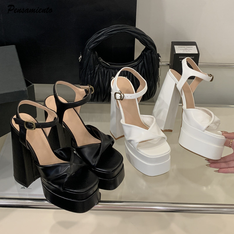 Chunky Sneaker Platform - Star style Fashion Doppia piattaforma Zeppe