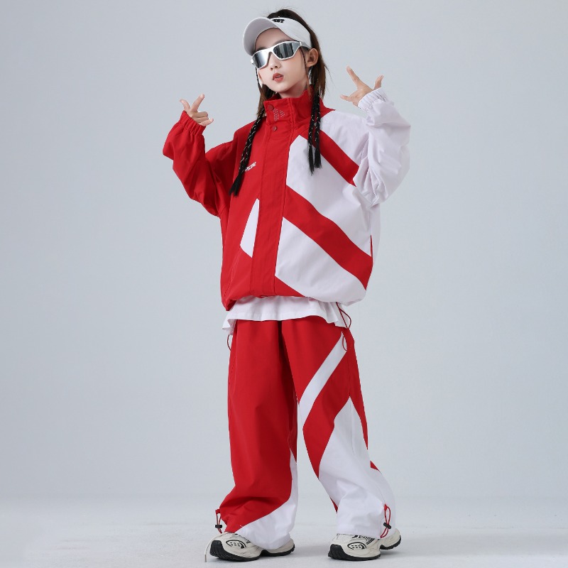 Street Fashion Kpop - Set Giacca a Vento e Pantaloni