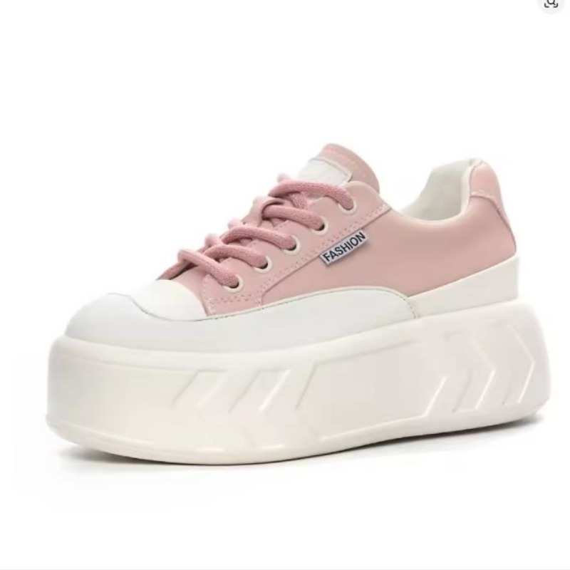 Chunky Sneaker Platform - Scarpe primavera autunno in pelle microfibra