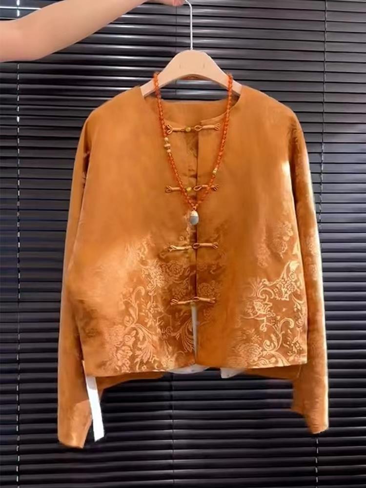 Street Fashion In Chinese - Nuovo Top Song Jin in Raso