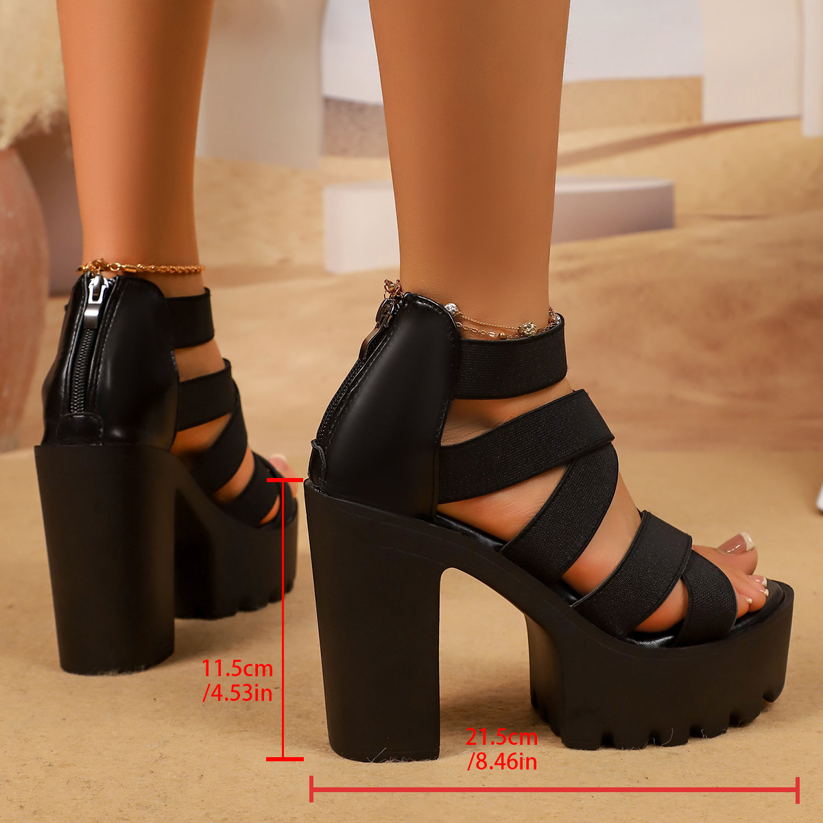 Sandali con Plateau e Tacco Al - Chunky Sneaker Platform recensione e prezzo