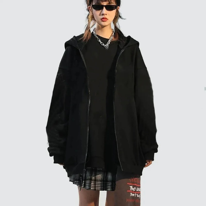 Felpa con cappuccio High Stree - Street Fashion Zip Up Hoodie recensione e prezzo