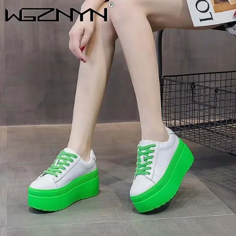 Scarpe Casual da Donna in Vera - Chunky Sneaker Platform recensione e prezzo