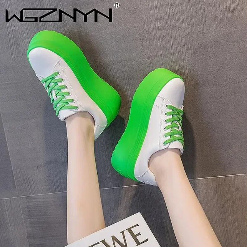 Scarpe Casual da Donna in Vera - Chunky Sneaker Platform recensione e prezzo