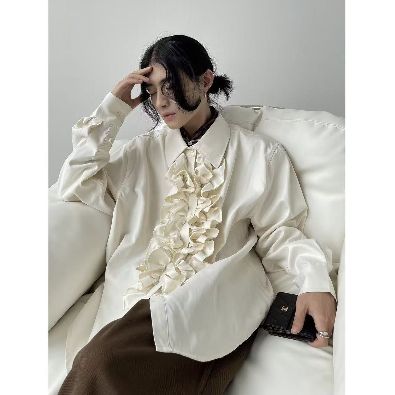 Niche Bisex Lotus Edge Tops Nu - Street Fashion In Chinese recensione e prezzo