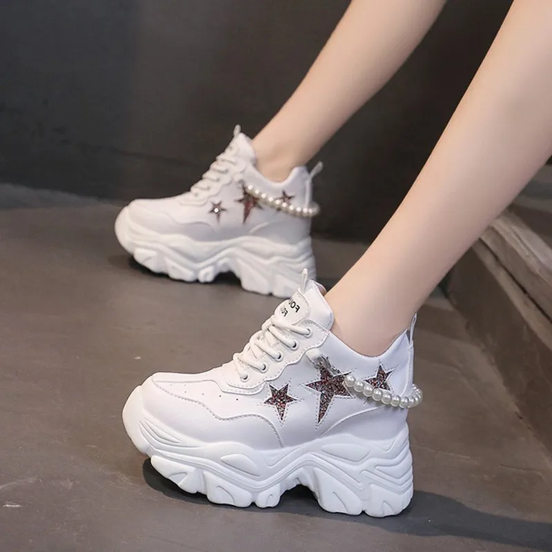 Scarpe alte con plateau di alt - Chunky Sneaker Platform recensione e prezzo