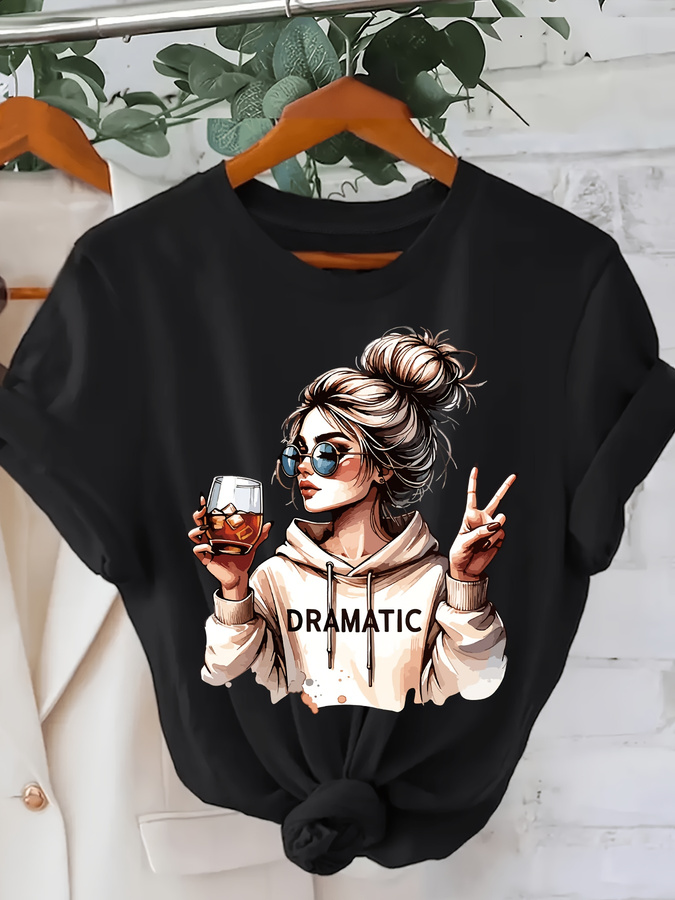 DRAMATIC 1pc T-shirt da donna  - Italy Fashion Street recensione e prezzo